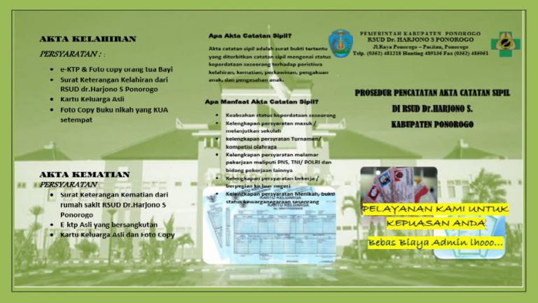 Pelayanan Paripurna Pasca Salin di RSUD dr. Harjono S Kab. Ponorogo