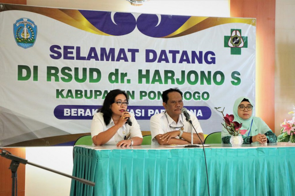RSUD Dr Harjono . S Kabupaten Ponorogo mengembangkan Asuhan Paska Keguguran (APK) yang lebih efektif dan nyaman bagi Perempuan