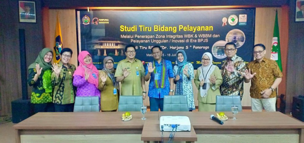 STUDI TIRU RSUD Dr HARJONO S DALAM PENERAPAN ZONA INTEGRITAS WBK DAN WBBK DI RSUD PROV NUSA TENGGARA BARAT