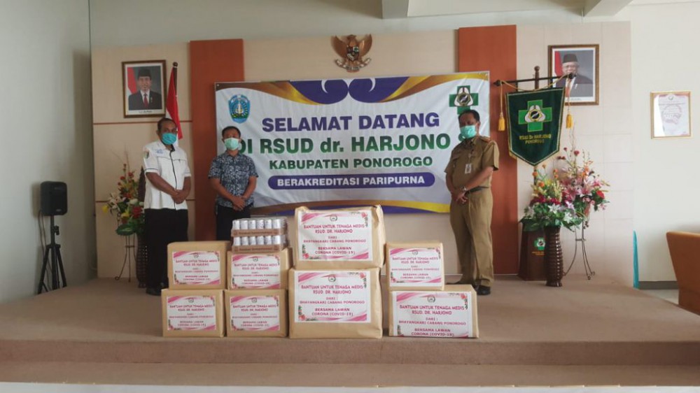 Sumbangsih Bhayangkari Polres Ponorogo ke RSUD Dr Harjono S Ponorogo